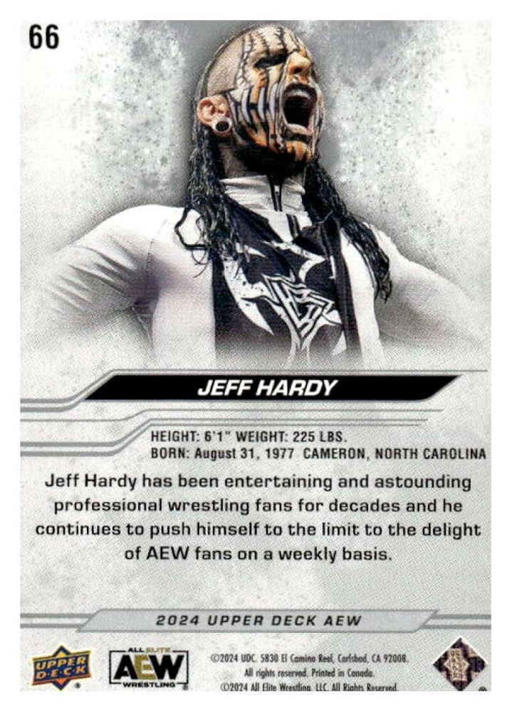 WWE 認証書付きサイン入り jeff hardy elite エリート WWE 認証書付きサイン入り jeff hardy elite エリート 一点物WWE 認証